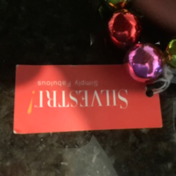 Multibright Four Strand Bells Cuff Expandable Bracelet - Picture 3 of 4